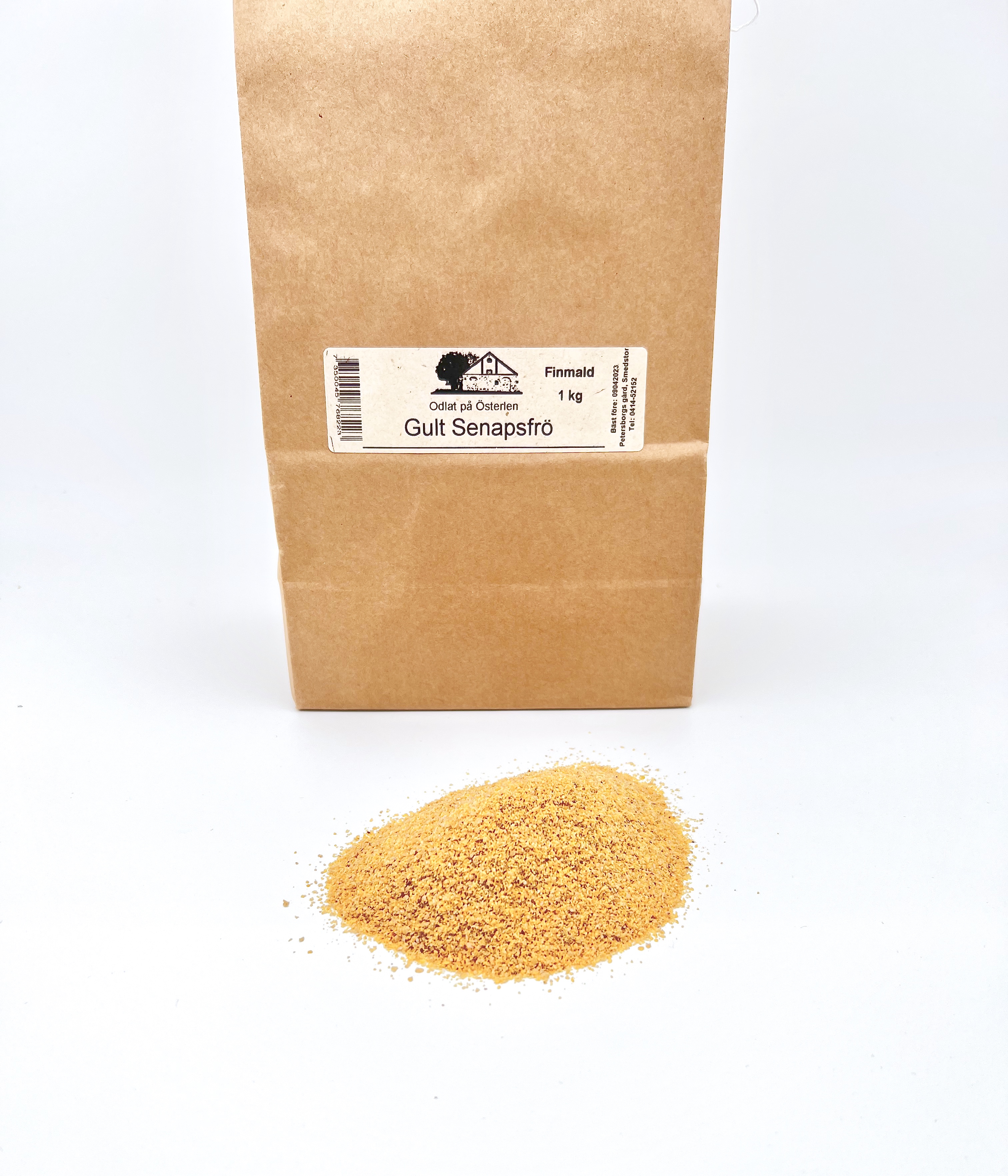 Gult senapsfrö finmalt  1 kg