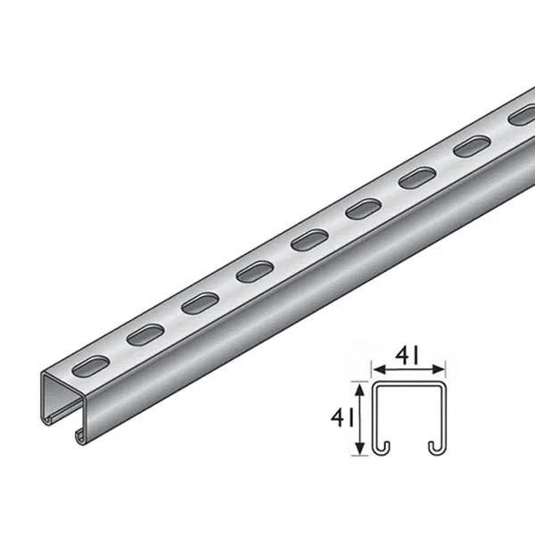 Steel profile 2 Meters, 41 x 41 x 2.5mm
