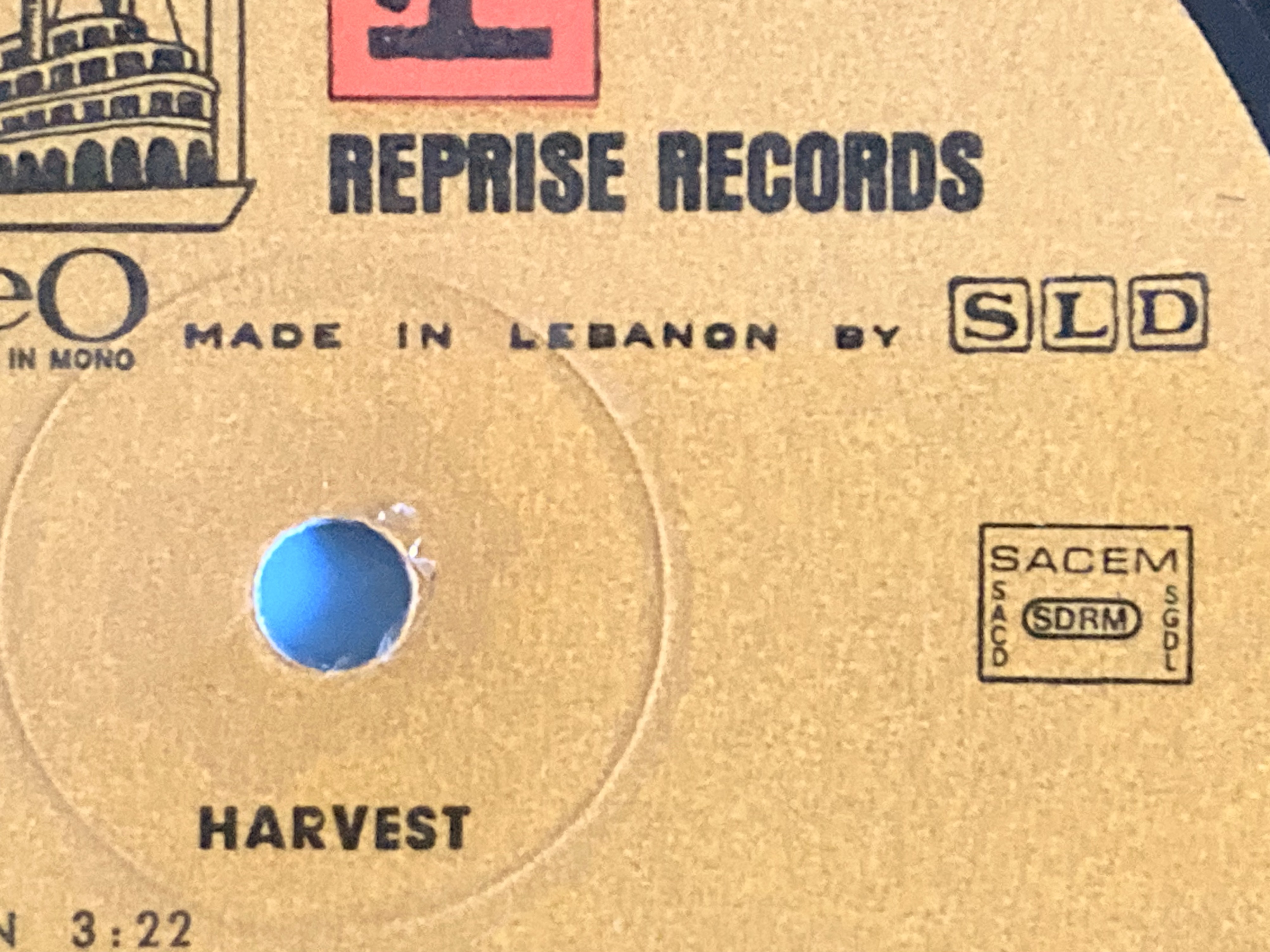 NEIL YOUNG - Harvest LIBANON-orig LP 1972 - 7