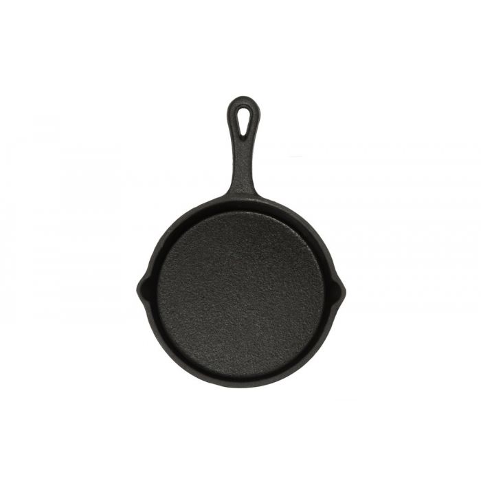 Portionsgrillpanna, rund, gjutjärn 20,5x14,5 cm - 2