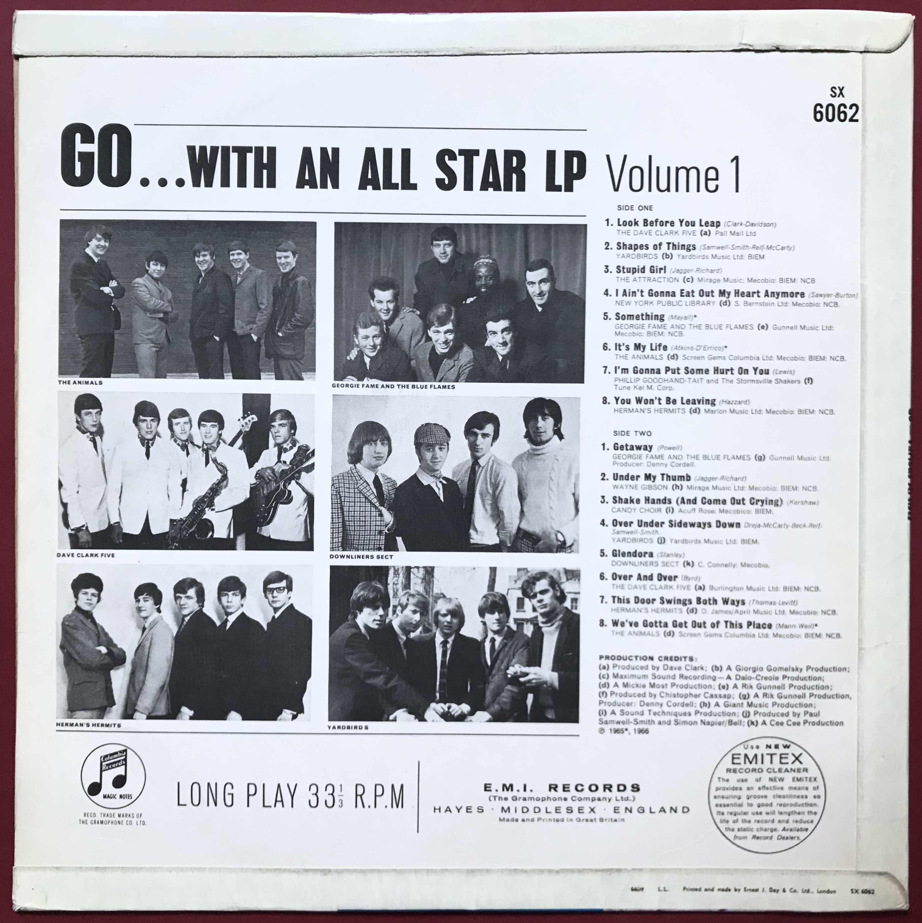 VARIOUS ARTISTS - "Go" UK-orig Mono LP 1966 - 3