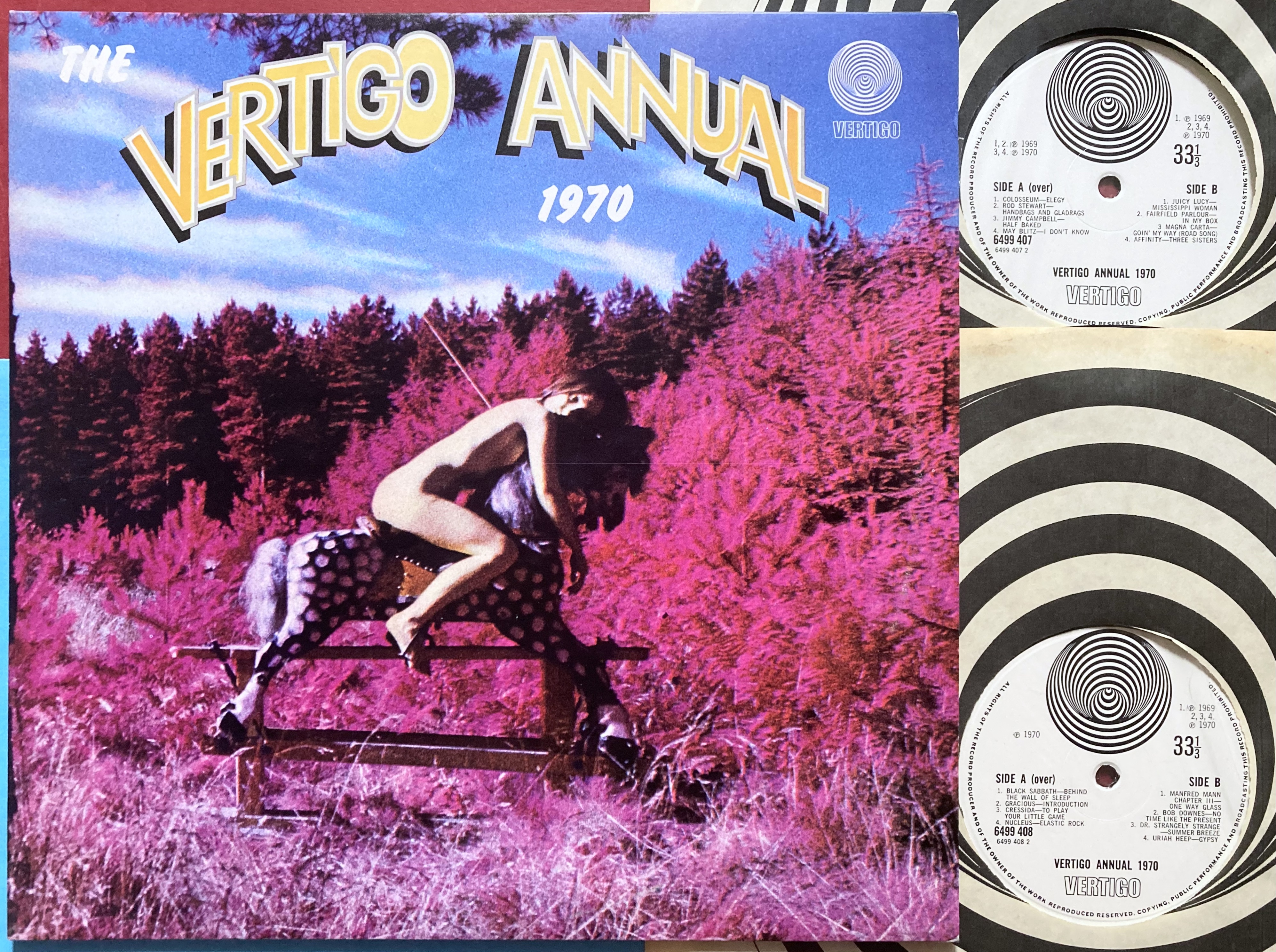 VARIOUS ARTISTS - Vertigo annual 1970 UK-orig Vertigo 2LP