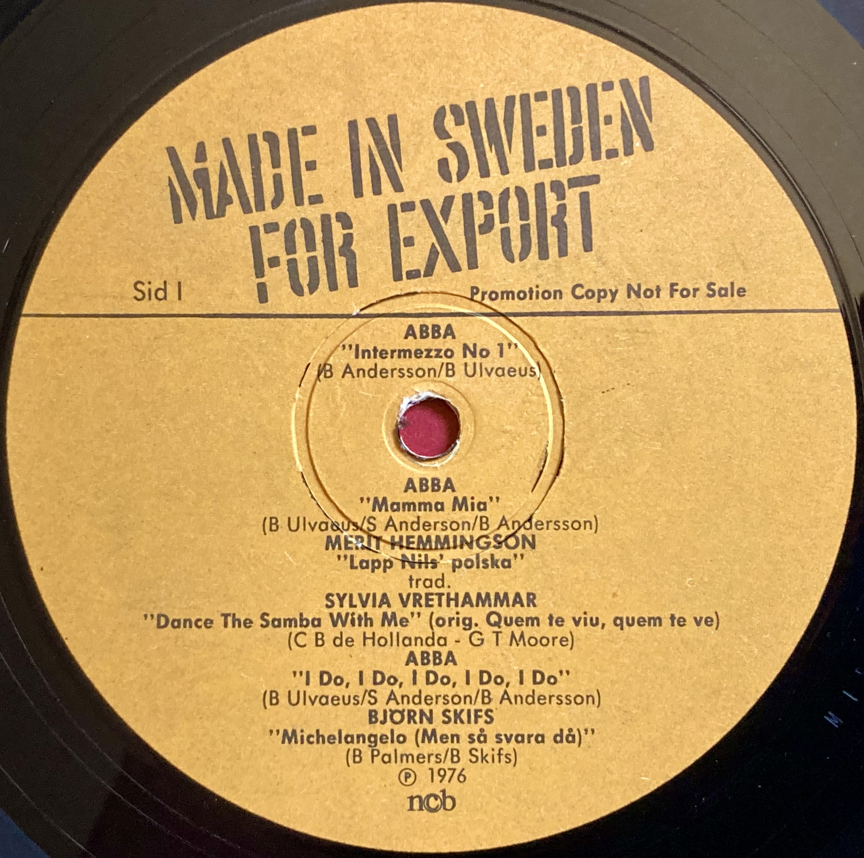 ABBA etc. - Made in Sweden for Export Swe-orig LP 1976 - 4