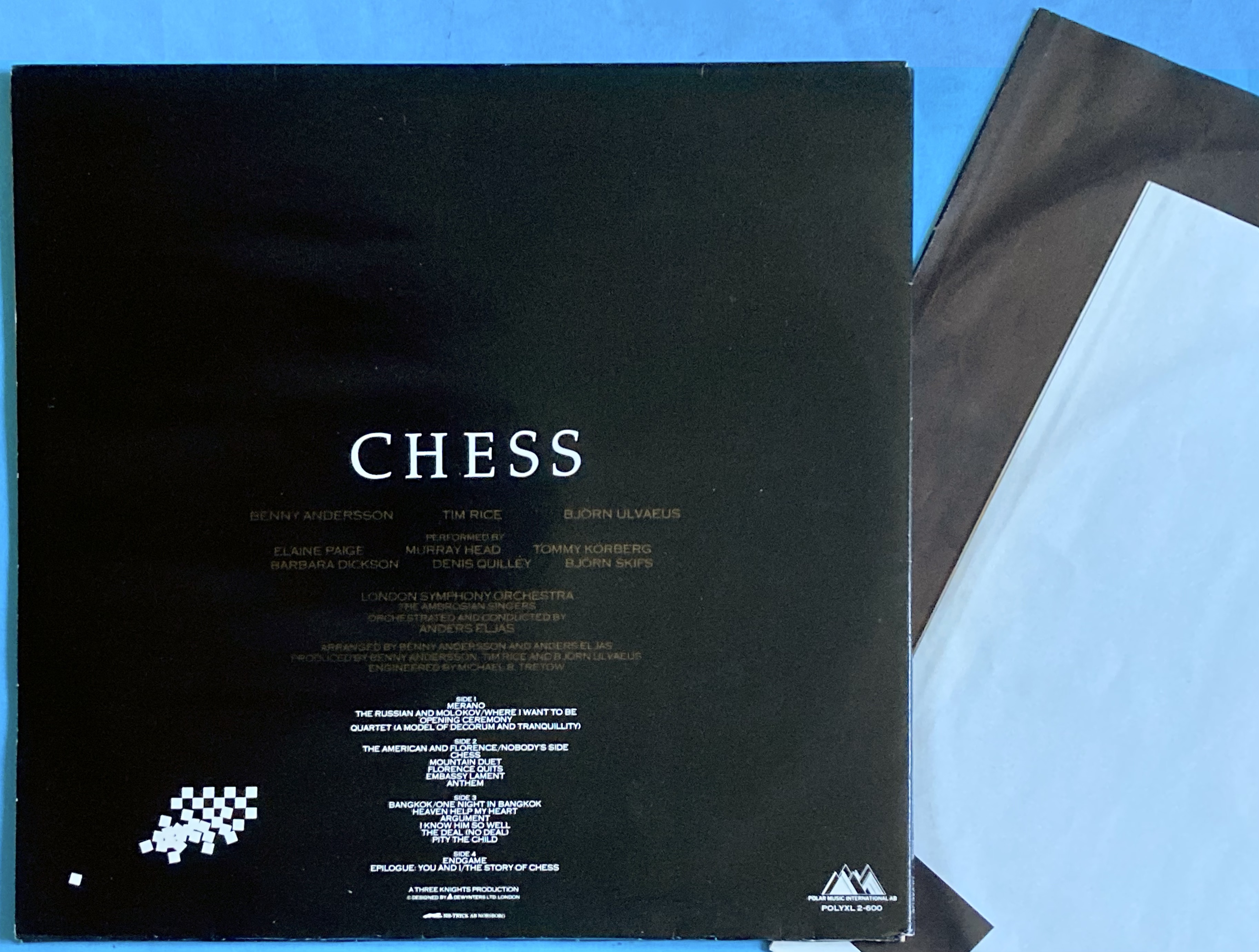 CHESS / BJÖRN & BENNY Swe-orig SIGNERAD 2LP 1984! - 4