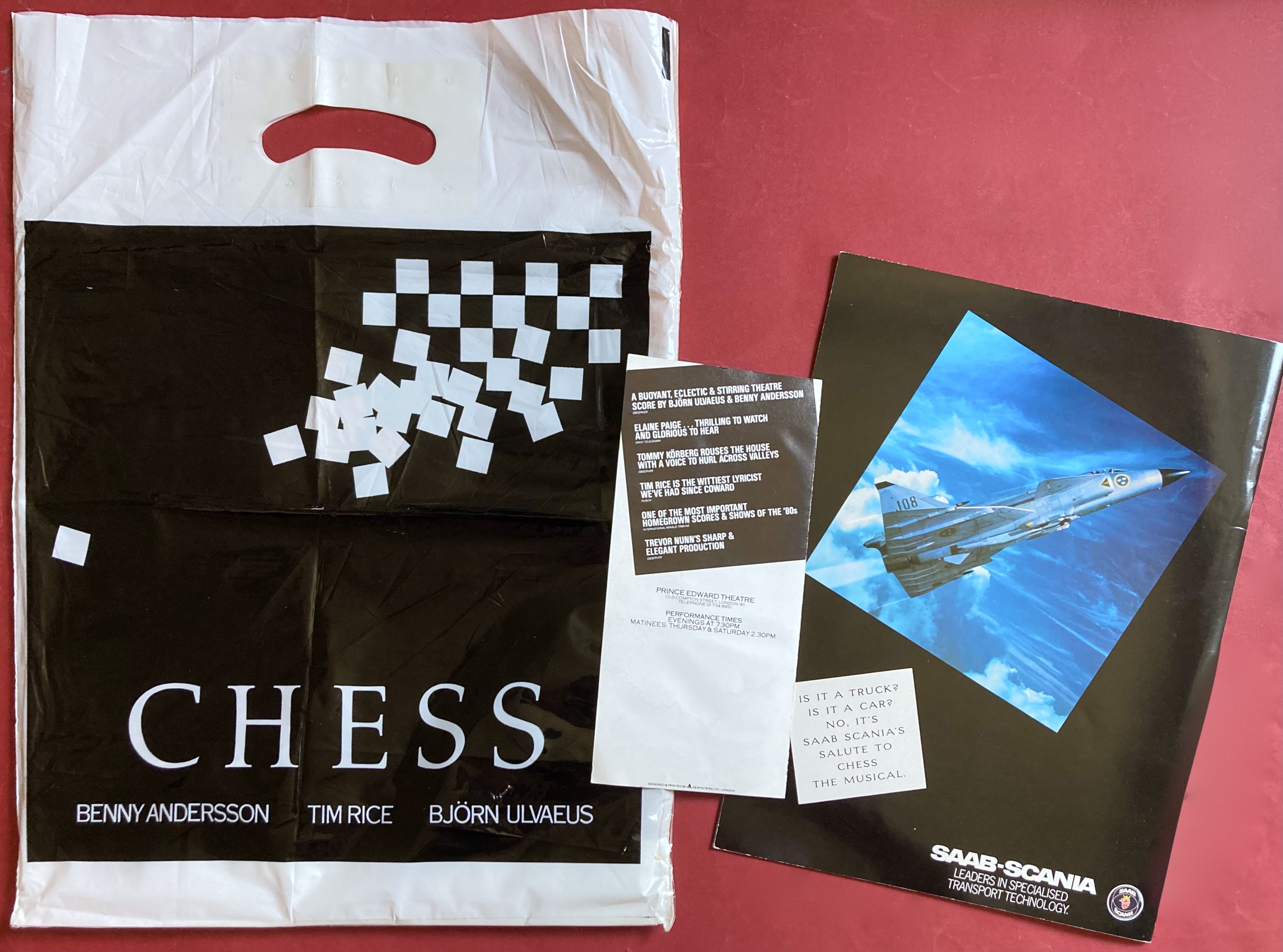 CHESS / BJÖRN & BENNY Swe-orig SIGNERAD 2LP 1984! - 7