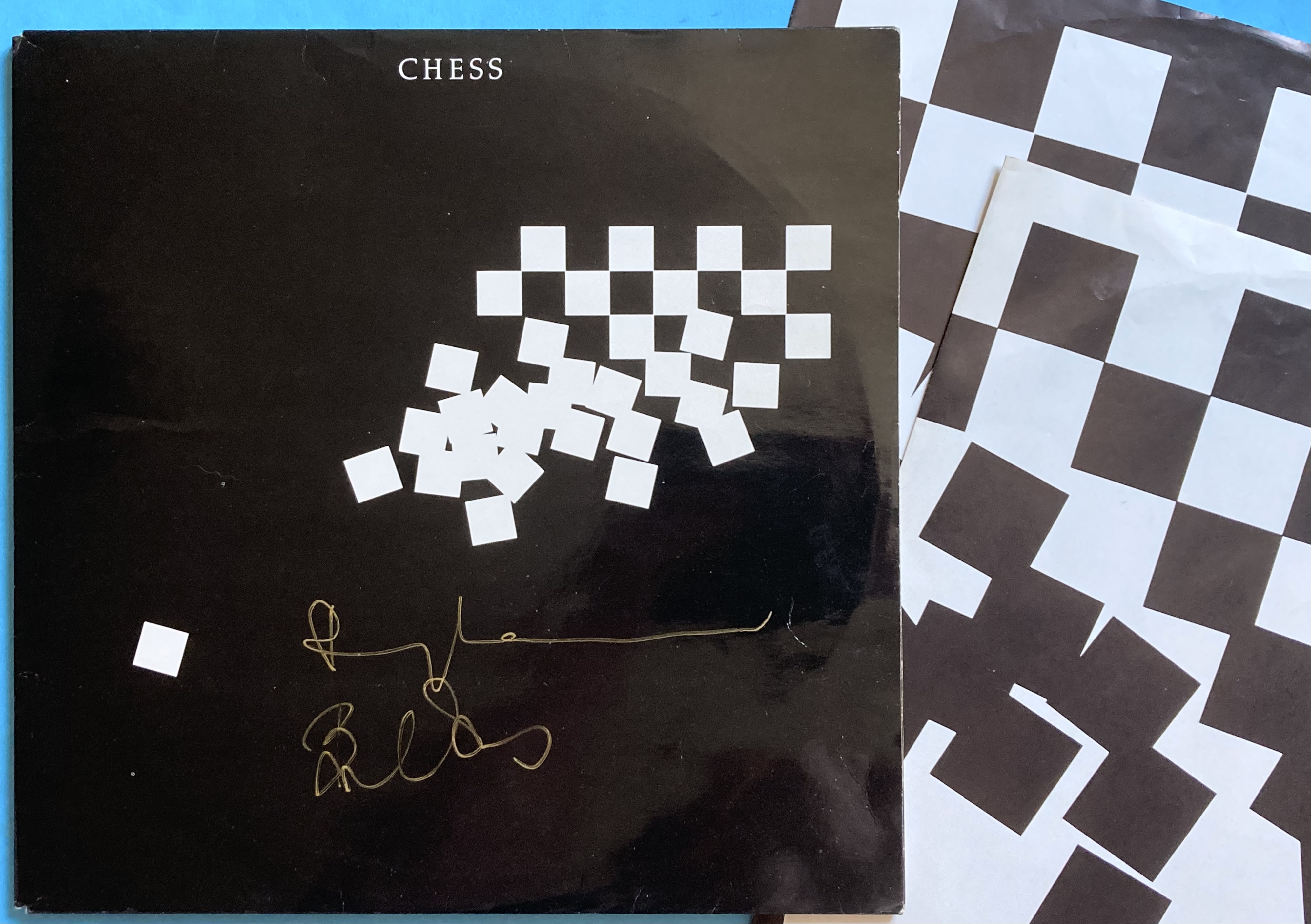 CHESS / BJÖRN & BENNY Swe-orig SIGNERAD 2LP 1984! - 2