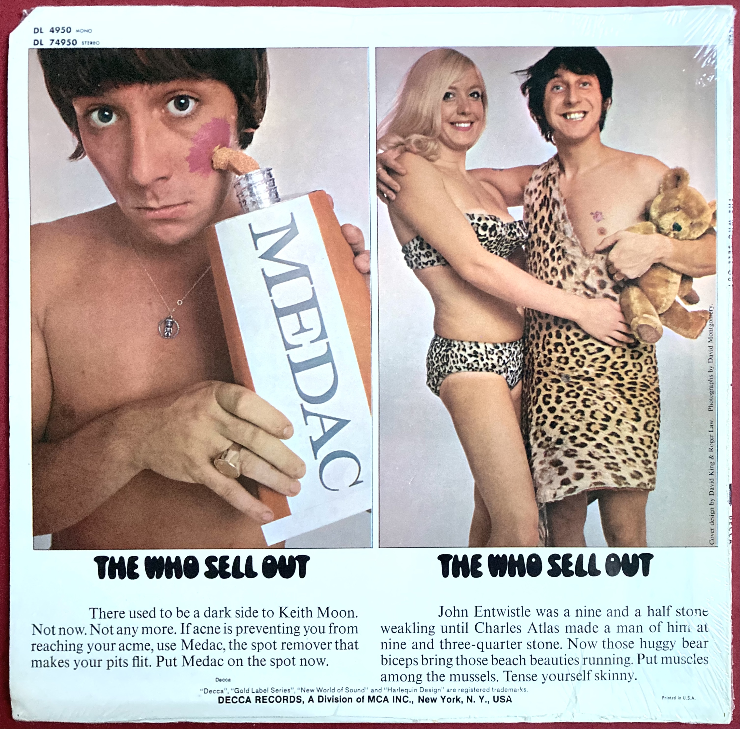 WHO - Sell out US-orig LP 1967 OÖPPNAD! - 2