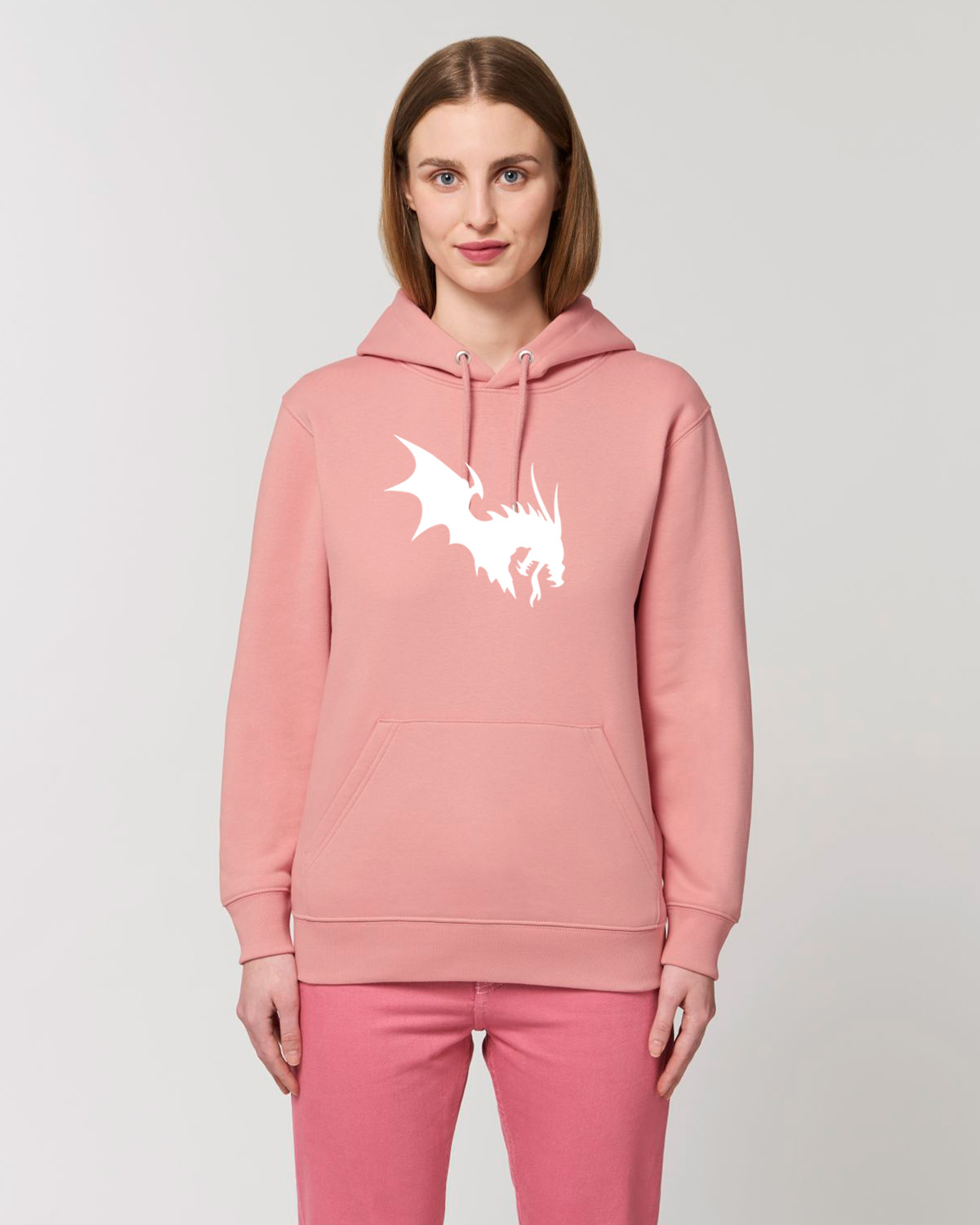 NärCon White Dragon Hoodie Pink - 2