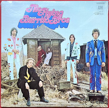 FLYING BURRITO BROTHERS - "same" US LP 1981 OÖPPNAD!