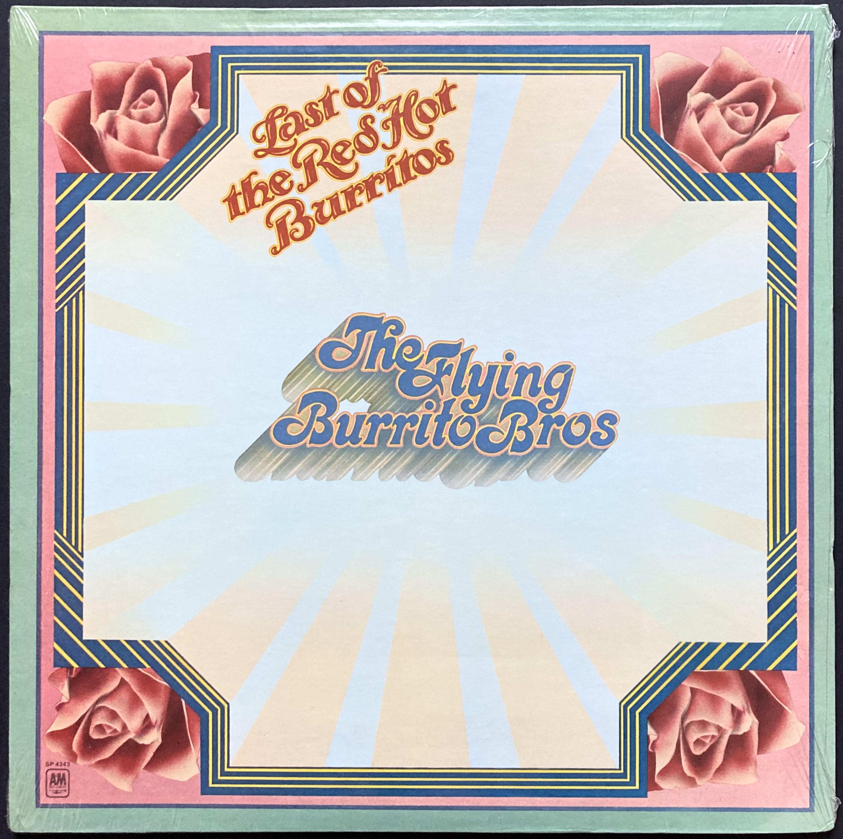 FLYING BURRITO BROTHERS - Last of the Red Hot Burritos US-orig LP 1972 OÖPPNAD!