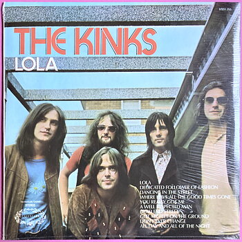  KINKS - Lola UK-orig LP 1971 OÖPPNAD!