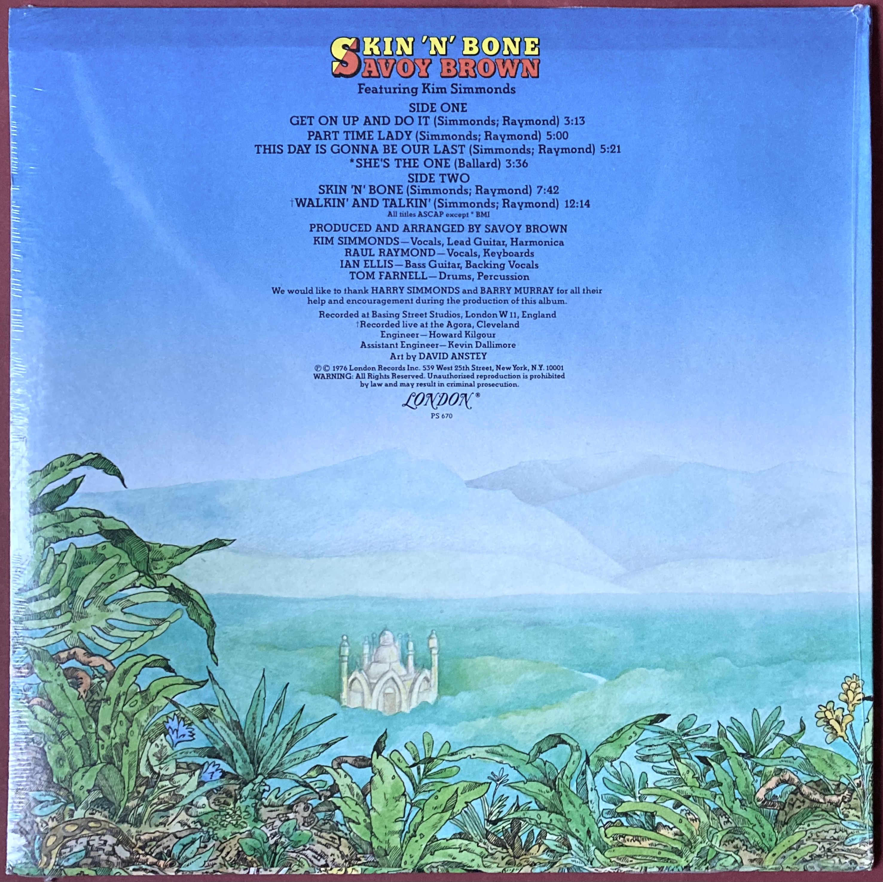  SAVOY BROWN - Skin ´n´ bone US-orig LP 1976 STILL SEALED! - 2