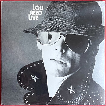 LOU REED - Live US-orig LP 1975 OÖPPNAD!