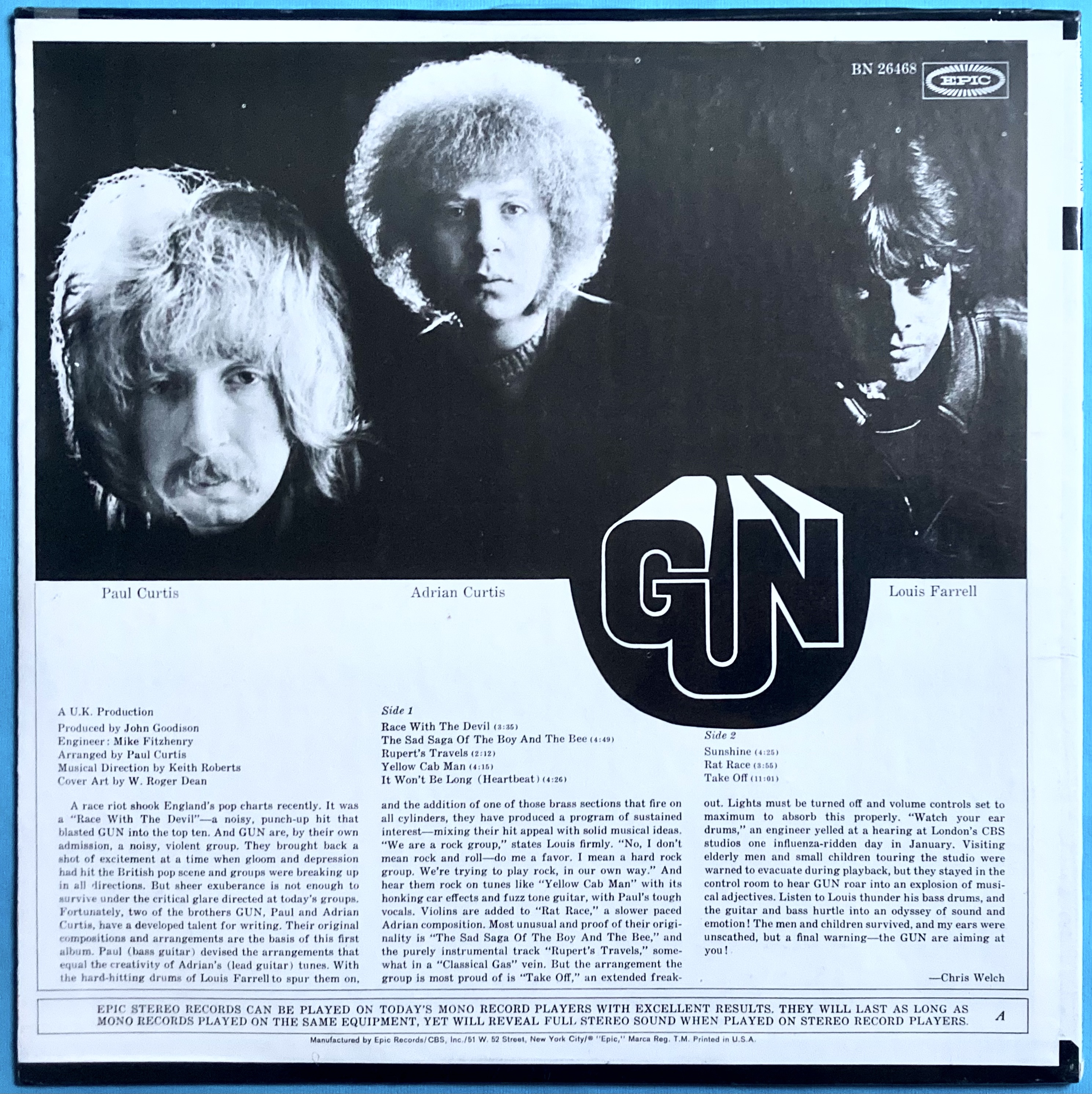 GUN - "same" US-orig LP 1969 STILL SEALED! - 2