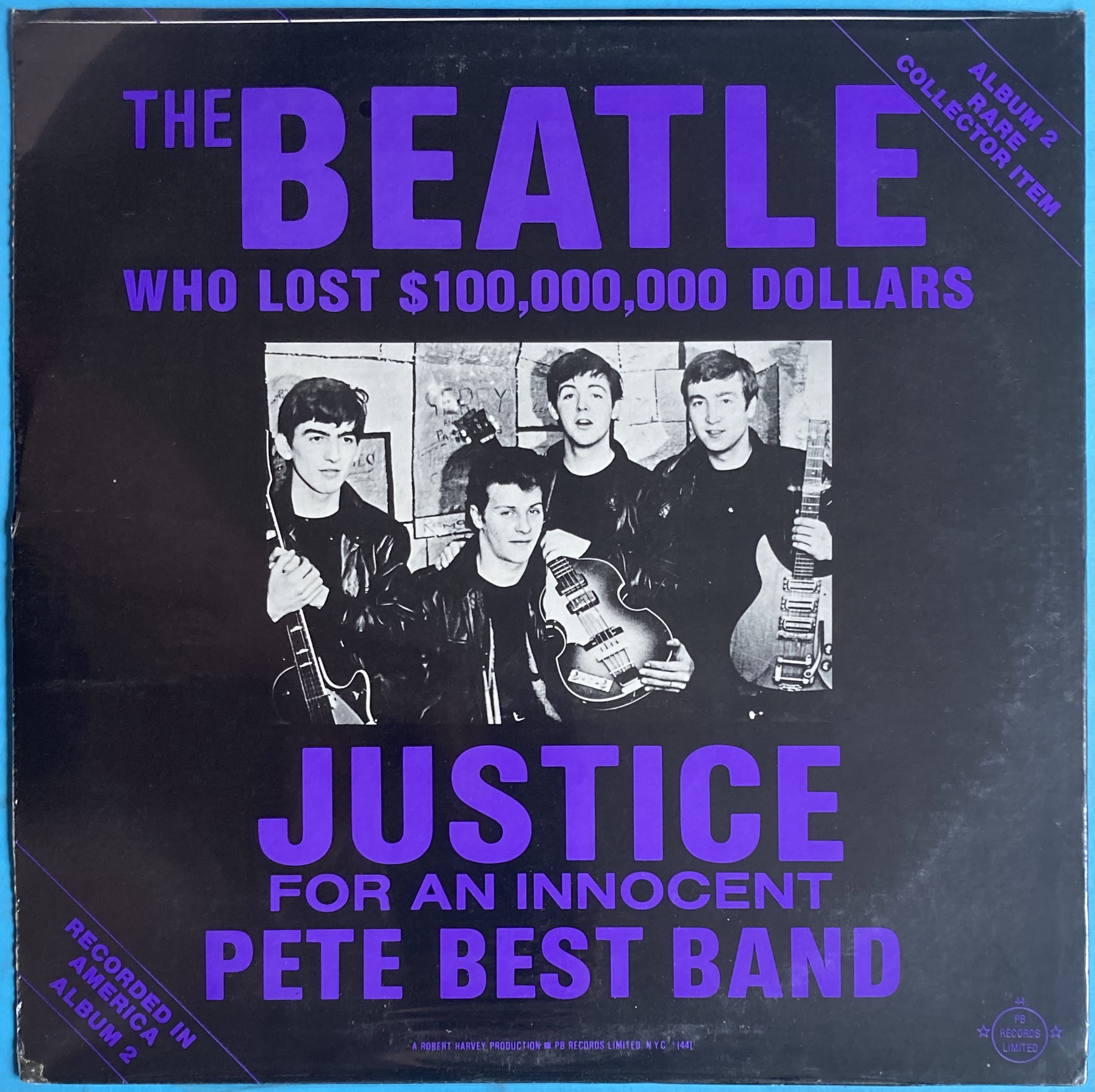 PETE BEST BAND - "Rebirth" Ex-Beatle "Resurrection" US-orig LP 1981 OÖPPNAD! - 2