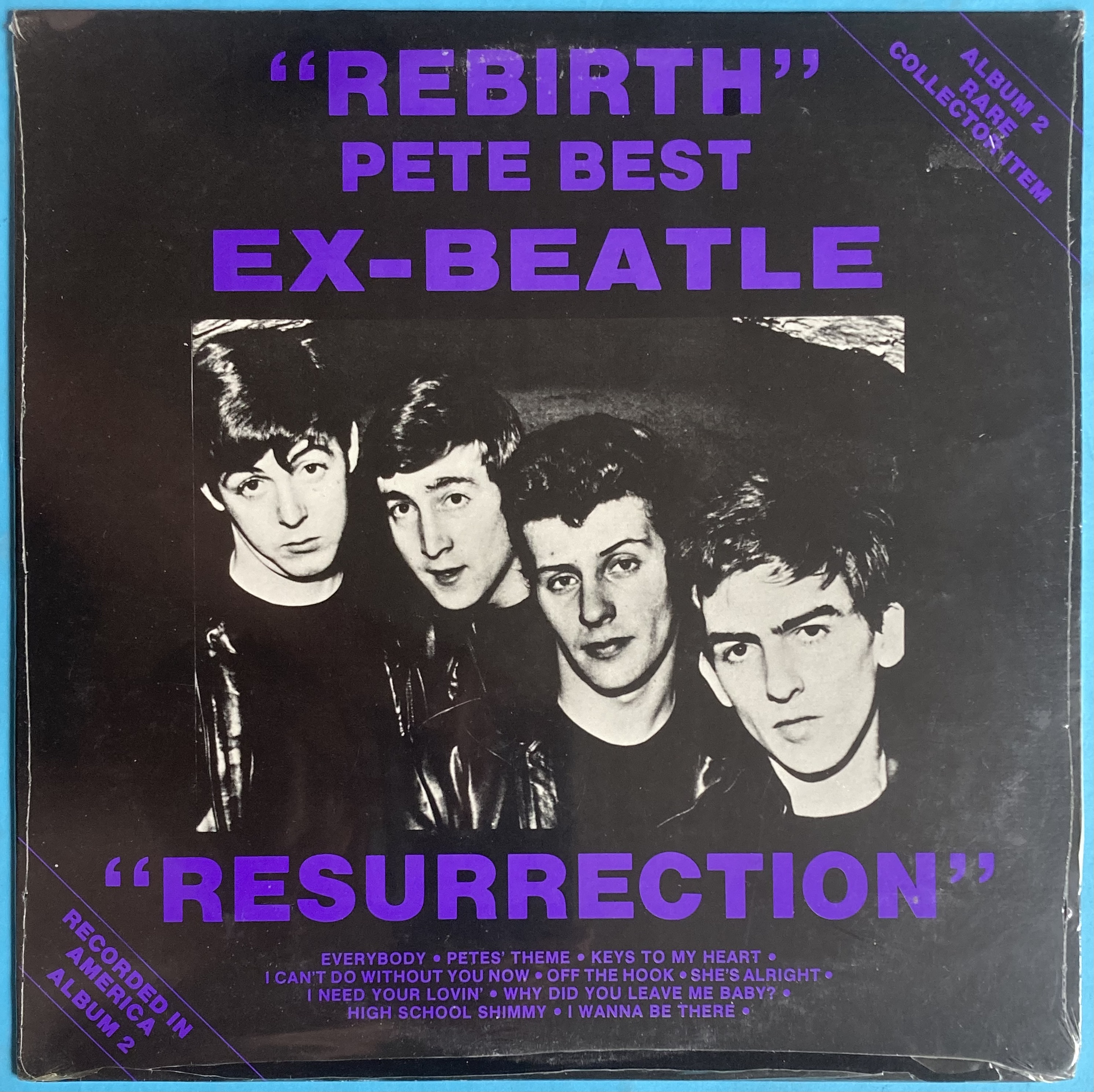 PETE BEST BAND - "Rebirth" Ex-Beatle "Resurrection" US-orig LP 1981 OÖPPNAD!