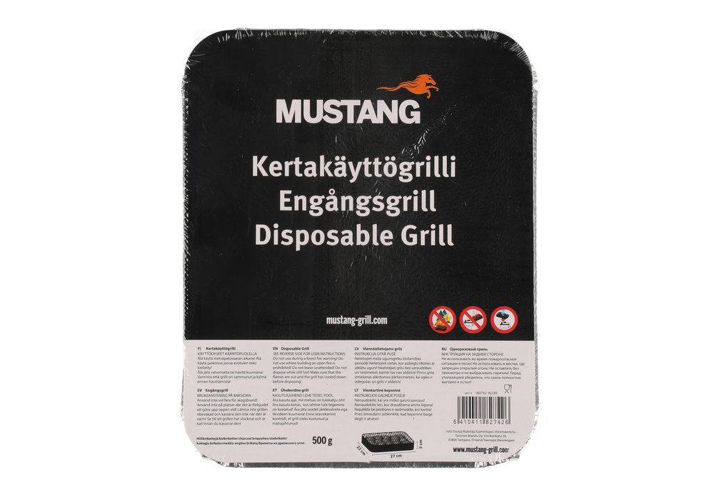 Engångsgrill Mustang