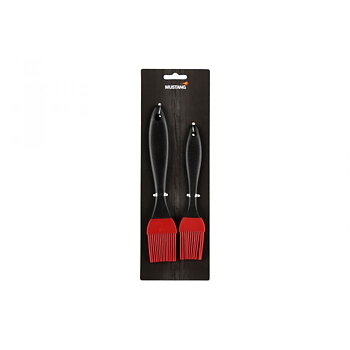 Grillpensel, silikon 2 -pack Mustang