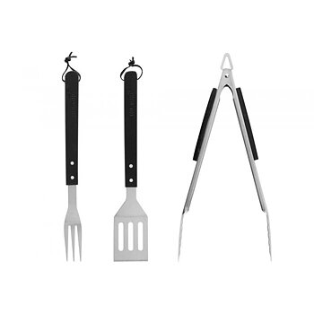 Grillverktygsset, basic, med trähandtag 3 -pack Mustang