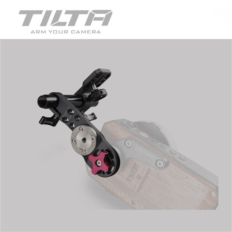 Tilta Nucleus-M Monitor Arm Bracket with Wooden handle  - 3