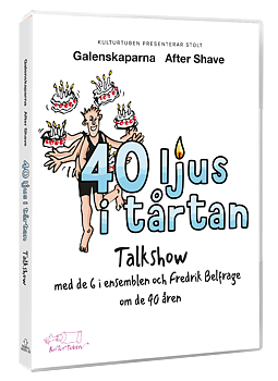 Jubileums DVD + Jubileumsprogram 40 Ljus i tårtan