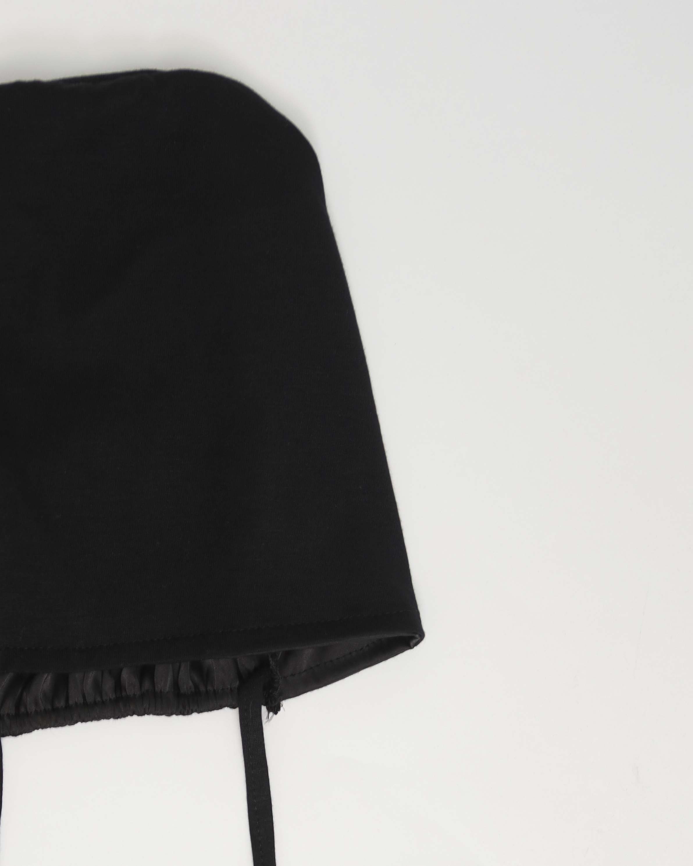 Underscarf - Satin-lining high elastic tie-back - Black - 4
