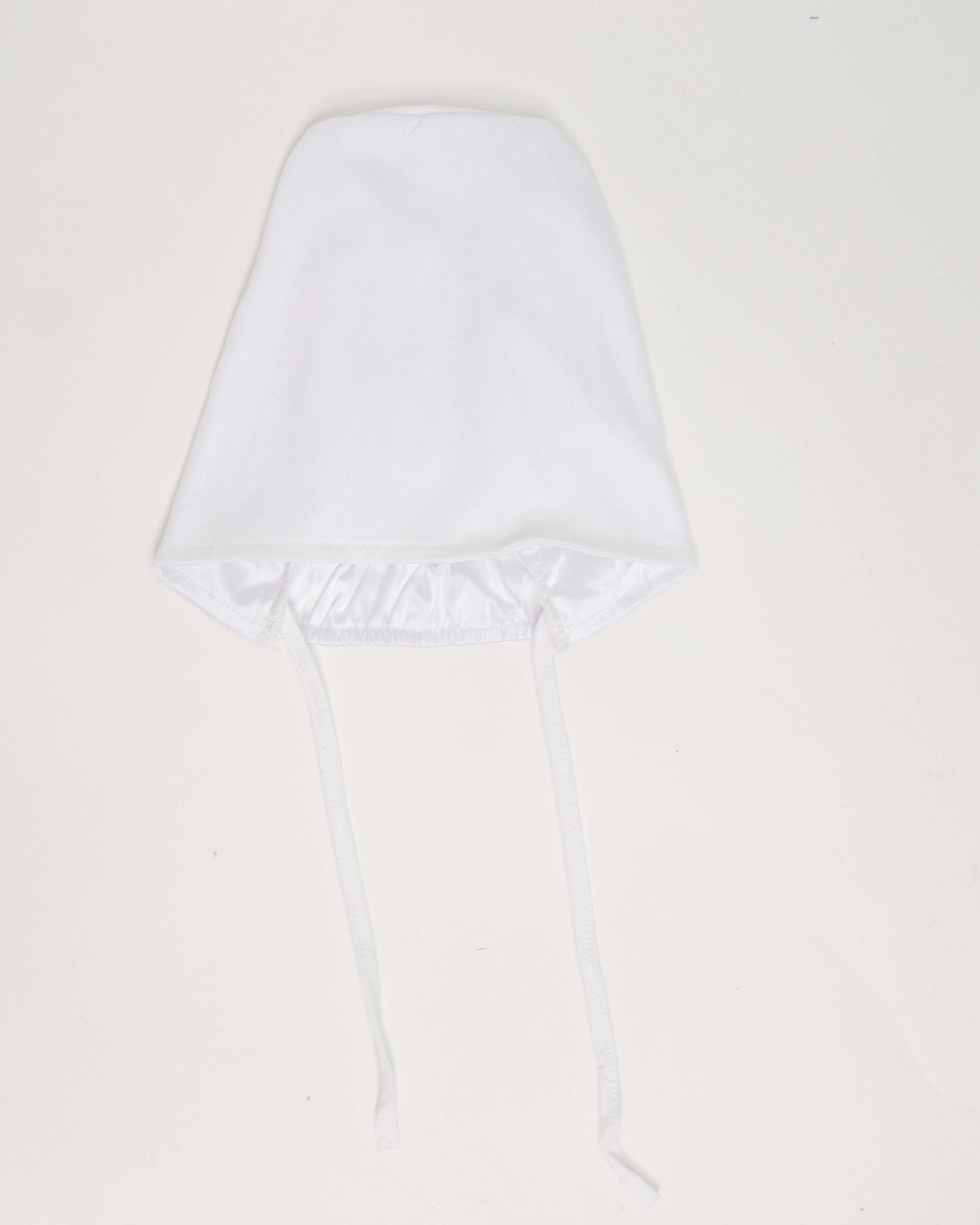 Underscarf - Satin-lining high elastic tie-back - White - 4