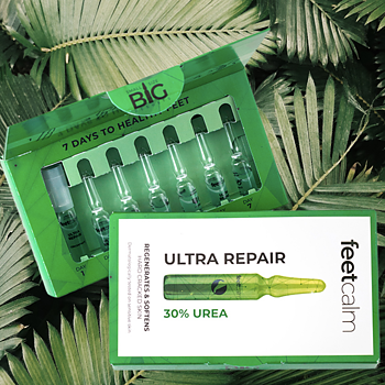 Feetcalm Ultra Repair 30% Urea - 7 x 2 ml - Ampuller för mycket torr hud