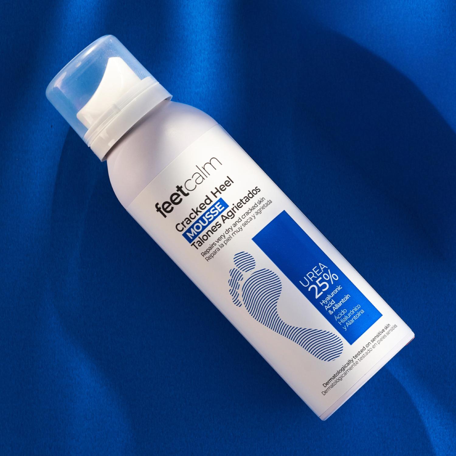 Feetcalm Cracked Heel Mousse 25% Karbamid  - 125 ml - För Hälsprickor