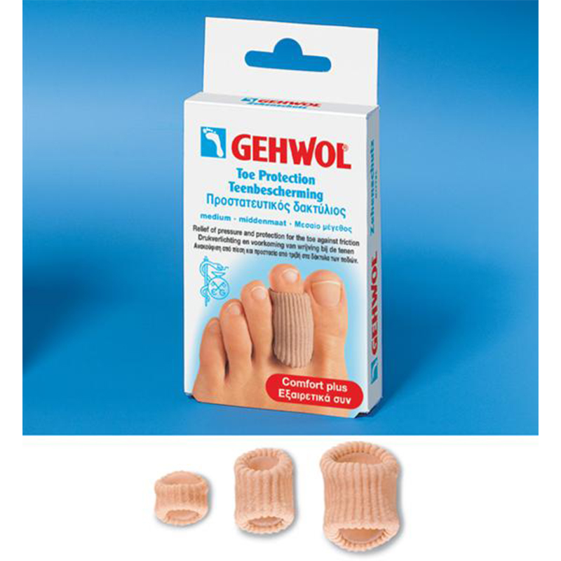 Gehwol Hammartåskydd Gel/tyg - Medium - 2 pack
