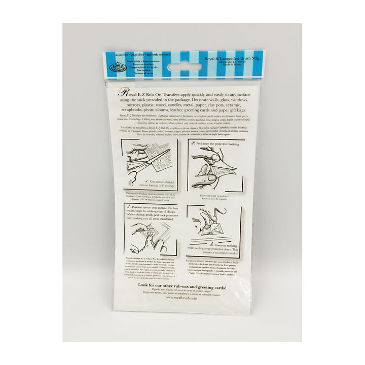 Royal & Langnickel Rub-On Transfers - Retro Splash