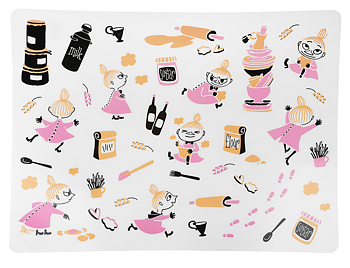 Moomin Baking Mat 48 x 35 cm - Little My Baking Pastel