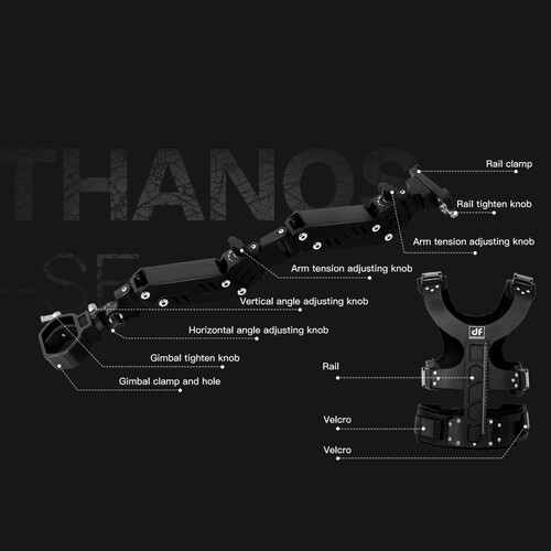 Digitalfoto Thanos-Se Compact Gimbal Vest Support For RS3 Pro Cranes 3s - 18
