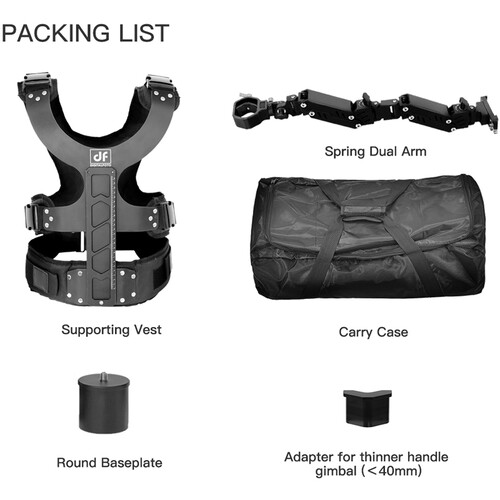 Digitalfoto Thanos-Se Compact Gimbal Vest Support For RS3 Pro Cranes 3s - 4