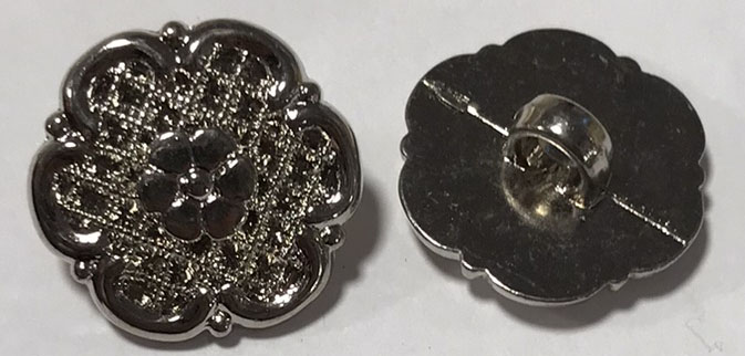Silver Knapp Blomma 17, 21 & 25