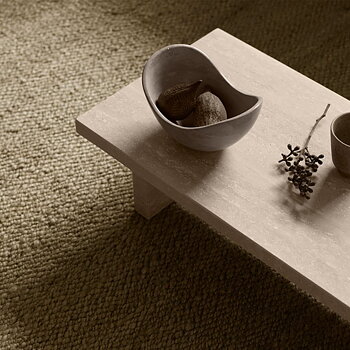 Lågt soffbord 70 cm Travertine Tine K Home