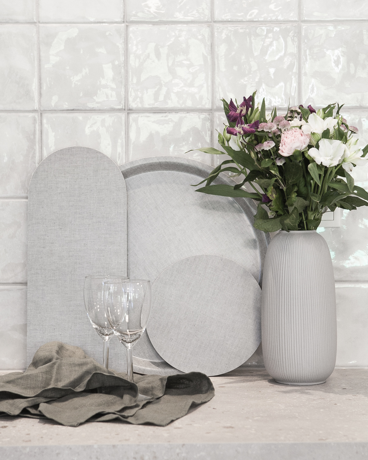 Lofta - Light Grey Tray - 5