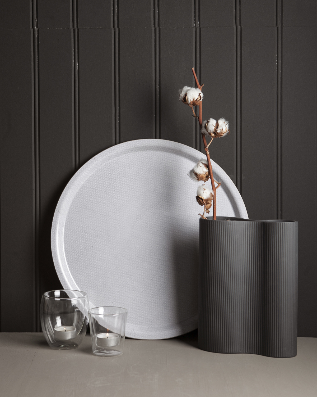Lofta - Light Grey Tray - 2
