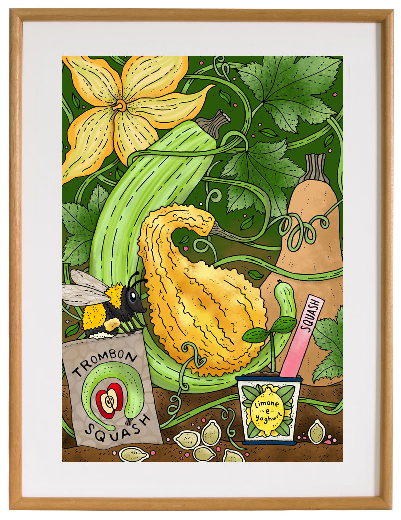 Affisch Tombonsquash, 30x40 cm