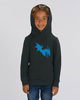 NärCon Blue Dragon Kids Hoodie Black