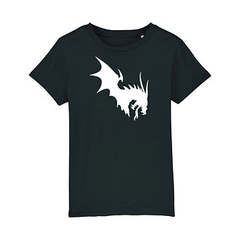 NärCon White Dragon Kids T-shirt Black