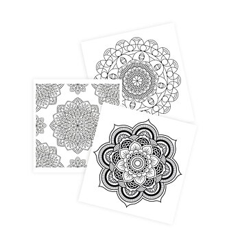 Mandala målarbok