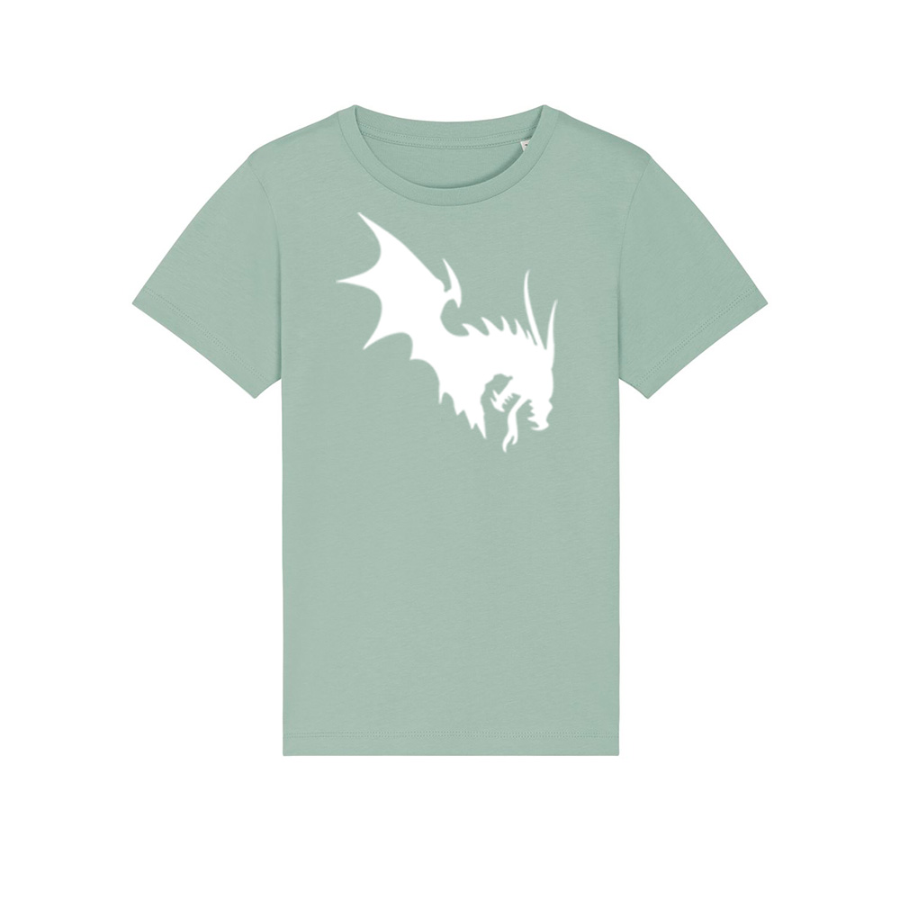 NärCon White Dragon Kids T-shirt Aloe