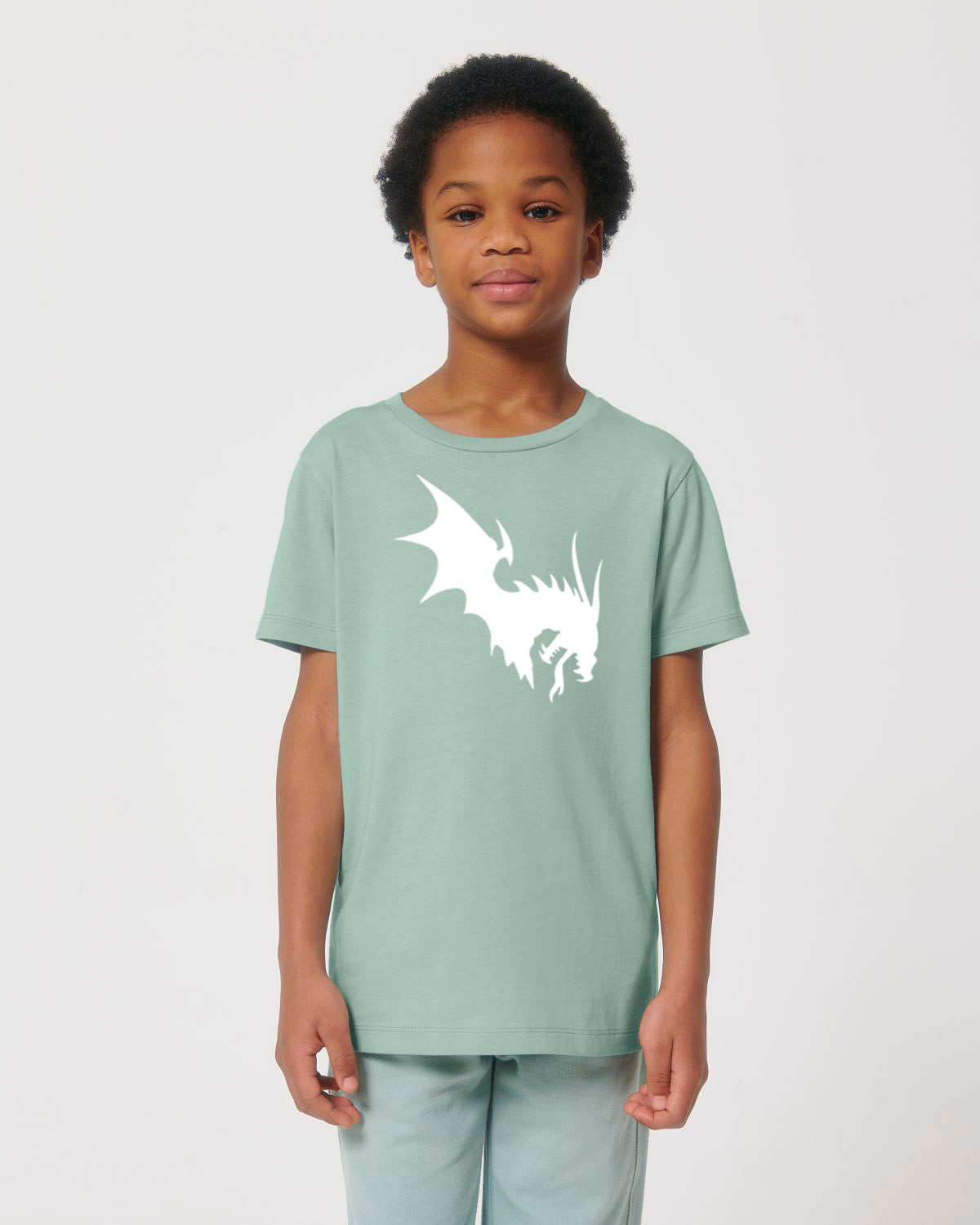 NärCon White Dragon Kids T-shirt Aloe - 2