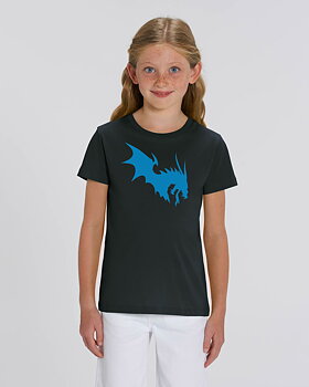NärCon Blue Dragon Kids T-shirt Black