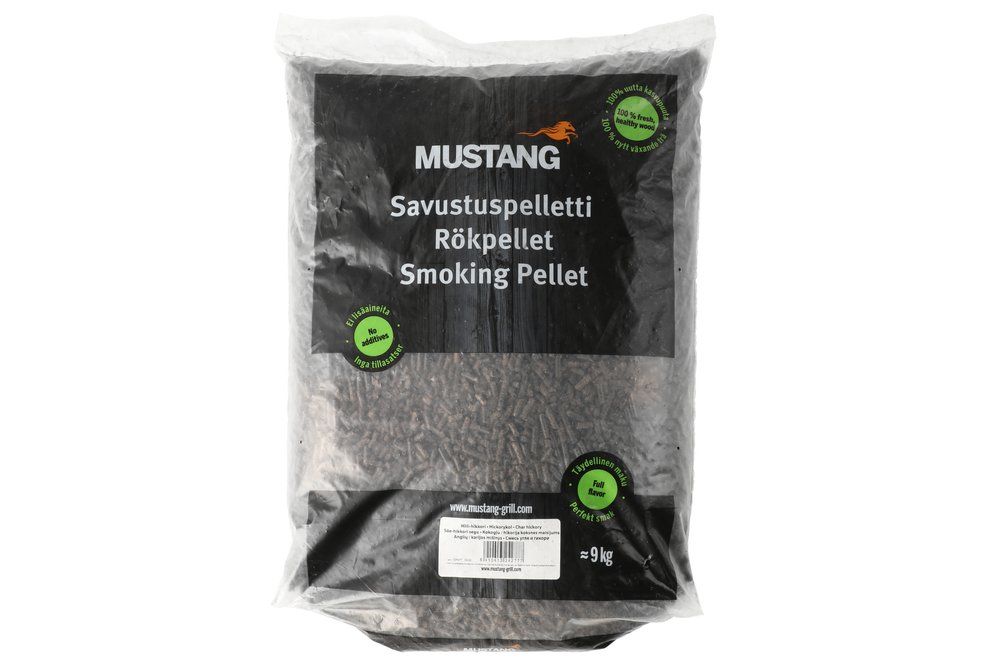 Rökpellets, kol hickory ca 9 kg
