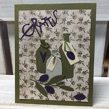 Dies  Reprint -Olive Branch - 64 x 40 mm