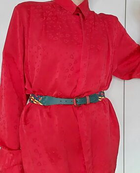 Flerfärgat, flätat skärp från Oilily, Secondhand