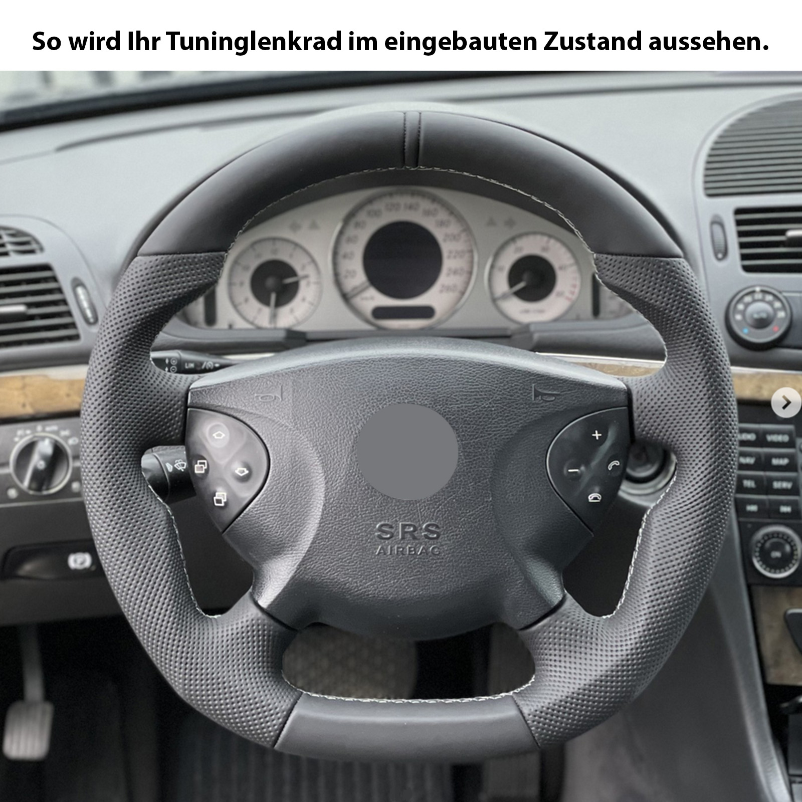 1. steering wheel sport mb original handmade SUPER SPORT 1pcs - 2