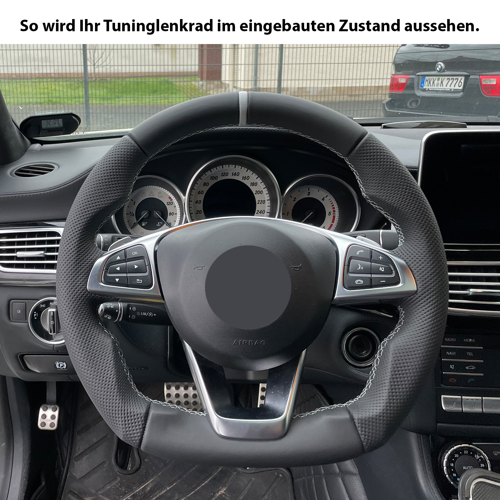 1. steering wheel sport mb original handmade SUPER SPORT 1pcs - 2